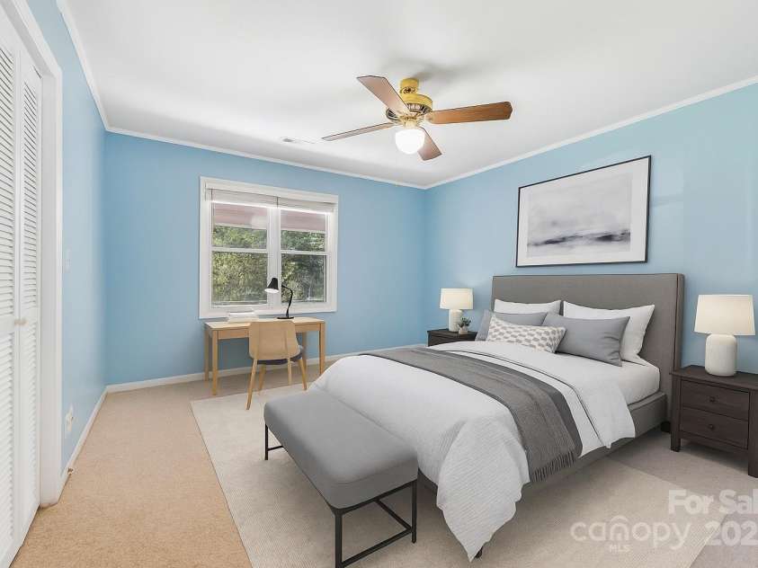 102 Boyd Drive, Flat Rock, NC 28731.  MLS# CAR4291135, YatesRealty ID 27464. Virtually Staged 2nd Bedroom