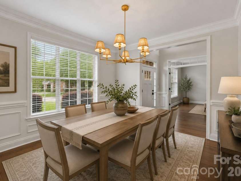 2825 Chip Shot Drive, Matthews, NC 28104.  MLS# CAR4388155, YatesRealty ID 27473. Virtually Staged.