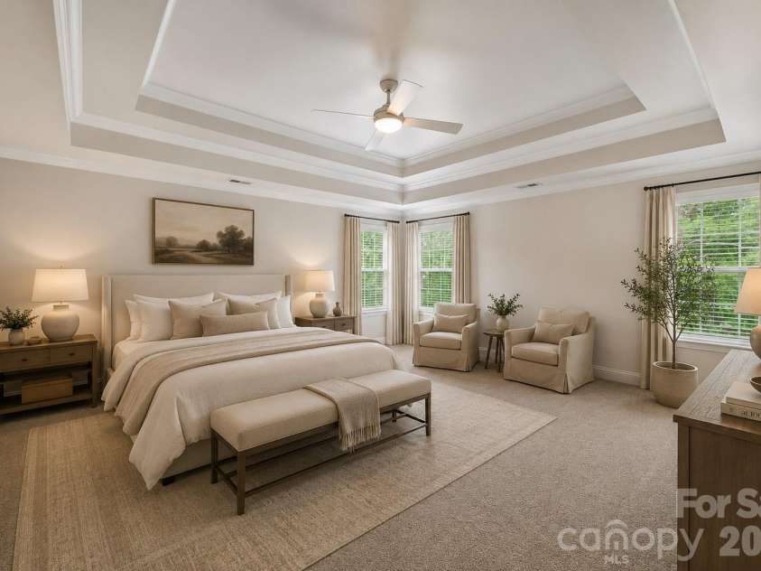 2825 Chip Shot Drive, Matthews, NC 28104.  MLS# CAR4388155, YatesRealty ID 27473. Virtually Staged.