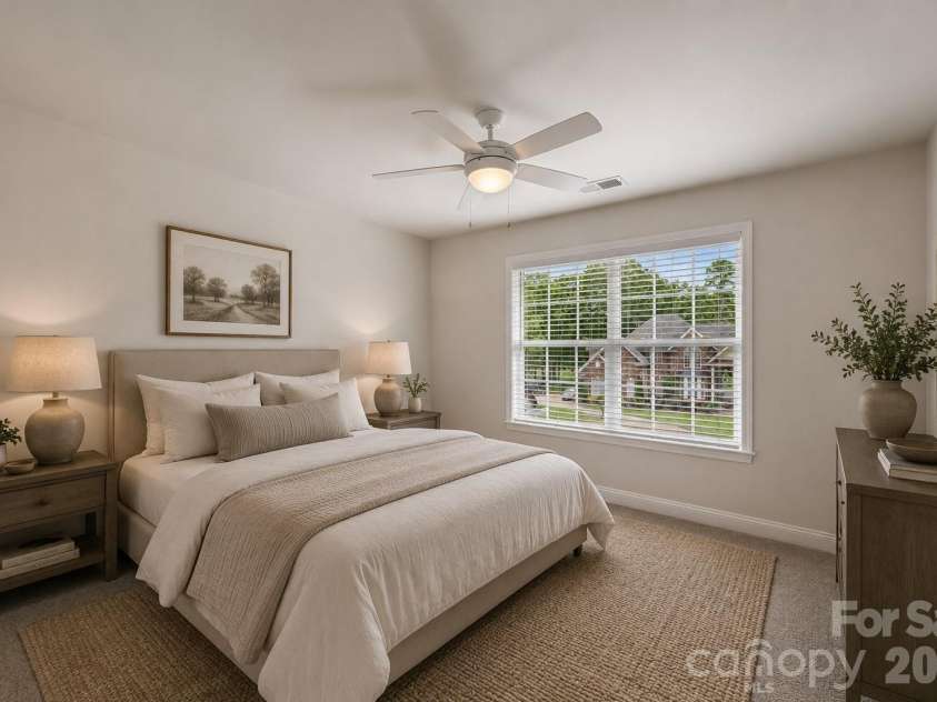 2825 Chip Shot Drive, Matthews, NC 28104.  MLS# CAR4388155, YatesRealty ID 27473. Virtually Staged.