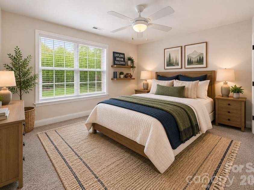 2825 Chip Shot Drive, Matthews, NC 28104.  MLS# CAR4388155, YatesRealty ID 27473. Virtually Staged.