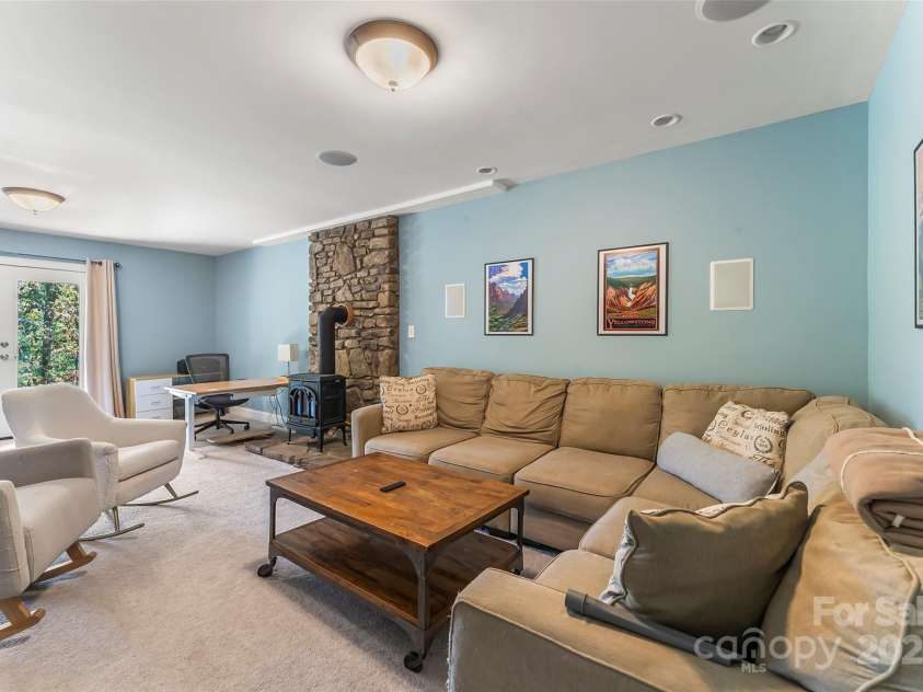 4 Northview Lane, Weaverville, NC 28787.  MLS# CAR4278075, YatesRealty ID 27473. Downstairs bonus room