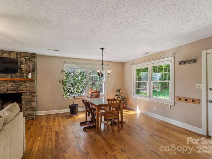 4 Northview Lane, Weaverville, NC 28787.  MLS# CAR4278075, YatesRealty ID 27473. Open layout kitchen, dining & living