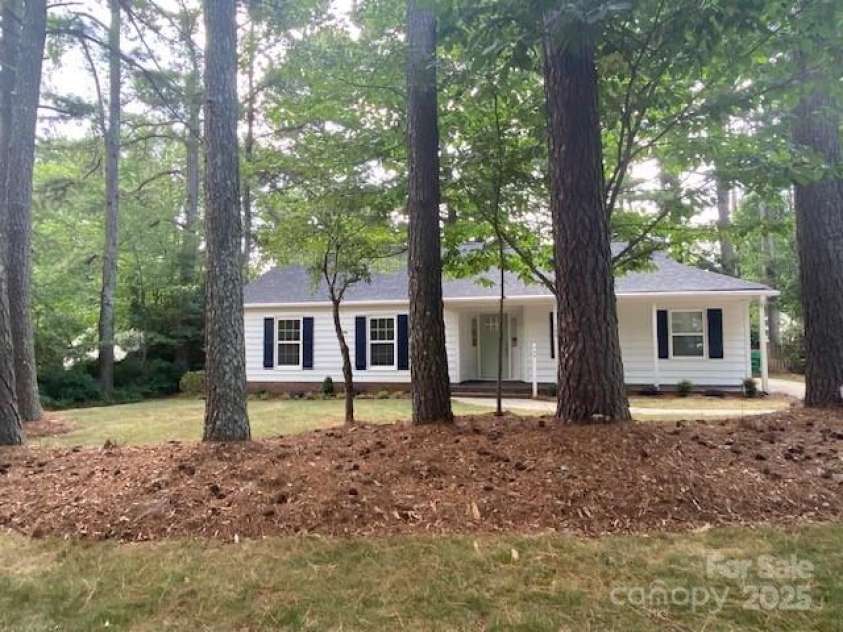 709 Falls Church Road, Charlotte, NC 28270.  MLS# CAR4275080, YatesRealty ID 27488. Front of Home