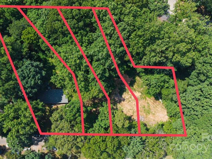520 Summerow Road, Stanley, NC 28164.  MLS# CAR4278052, YatesRealty ID 27489. Approximate. Not considered accurate overlay of the survey onto the property via a drone shot.