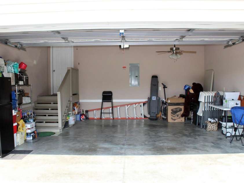 50 Duncan Road, Flat Rock, NC 28731.  MLS# CAR4274079, YatesRealty ID 2749. Garage photo from adjacent duplex