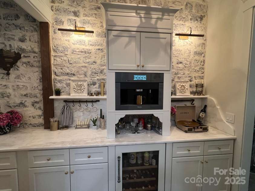 3519 McPherson Street, Waxhaw, NC 28173.  MLS# CAR4279631, YatesRealty ID 27492. Miele Coffee bar & beverage cooler