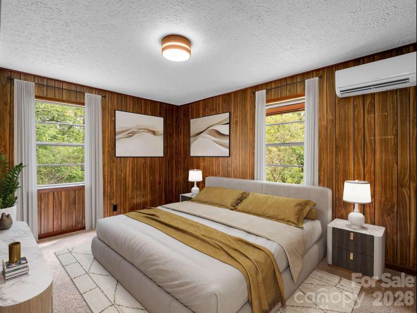 1395 Tillery Branch Road, Marshall, NC 28753.  MLS# CAR4385411, YatesRealty ID 27494. VIRTUALLY STAGED -  Bedroom #1