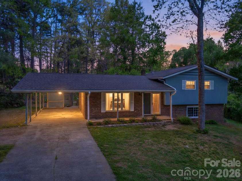 31 Firefly Lane, Saluda, NC 28773.  MLS# CAR4370921, YatesRealty ID 27498. Twilight