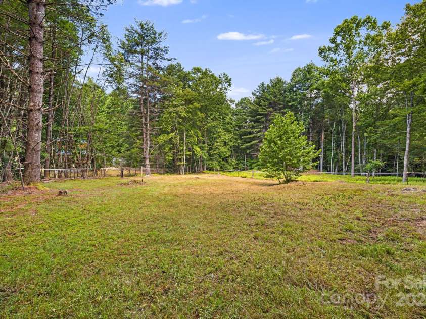 1101 Line Runner Ridge Road, Rosman, NC 28772.  MLS# CAR4280963, YatesRealty ID 27502. Pasture enclosed with electric fence wire and electric 