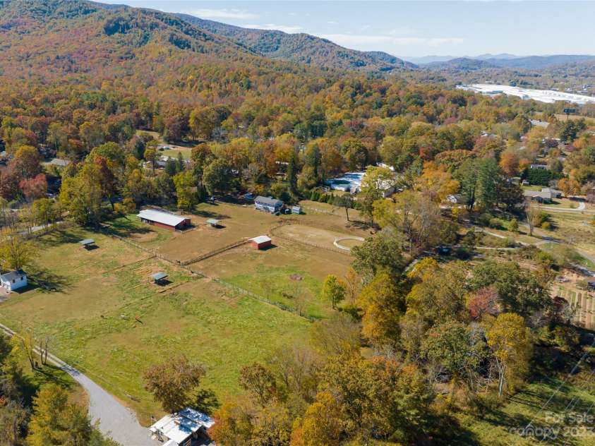 500 Blue Ridge Road, Black Mountain, NC 28711.  MLS# CAR4082289, YatesRealty ID 27503. Overhead view