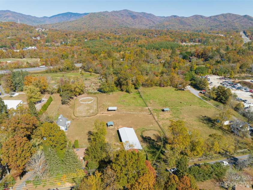 500 Blue Ridge Road, Black Mountain, NC 28711.  MLS# CAR4082289, YatesRealty ID 27503. Overhead view