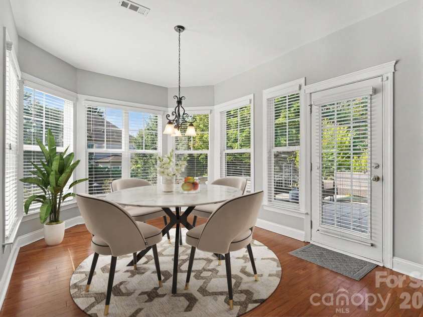 8435 Whitehawk Hill Road, Waxhaw, NC 28173.  MLS# CAR4381590, YatesRealty ID 27511. Breakfast Nook Virtually Staged