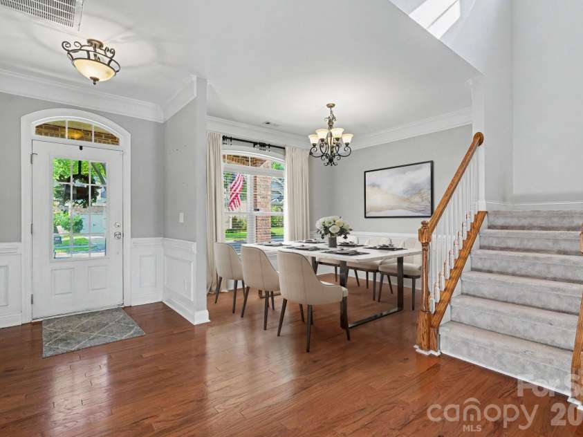 8435 Whitehawk Hill Road, Waxhaw, NC 28173.  MLS# CAR4381590, YatesRealty ID 27511. Formal Dining Virtually Staged