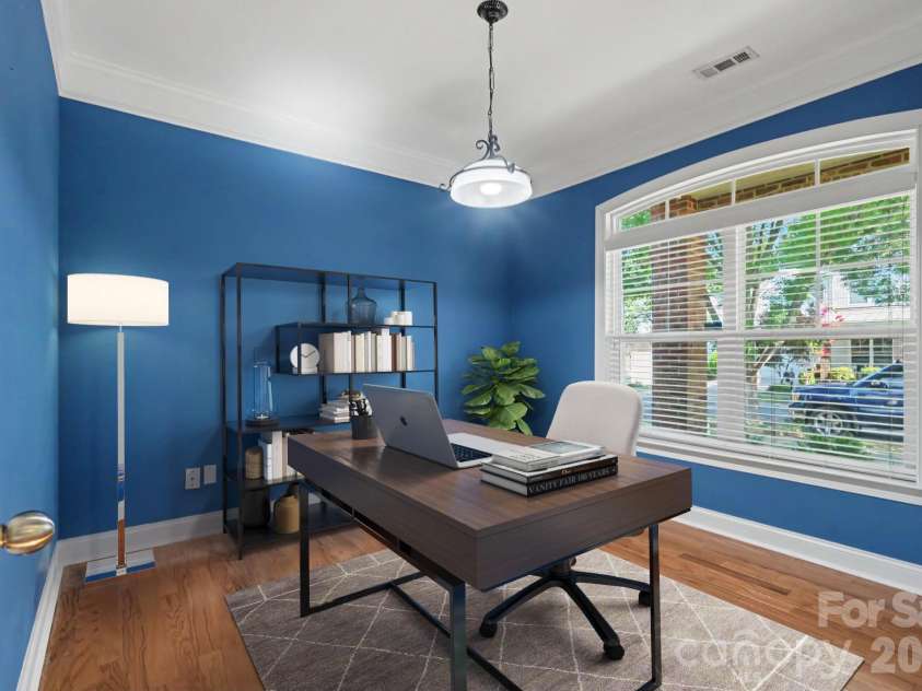 8435 Whitehawk Hill Road, Waxhaw, NC 28173.  MLS# CAR4381590, YatesRealty ID 27511. Office Virtually Staged