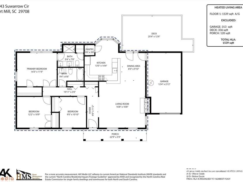 5043 Suwarrow Circle, Tega Cay, SC 29708.  MLS# CAR4379633, YatesRealty ID 27533. 