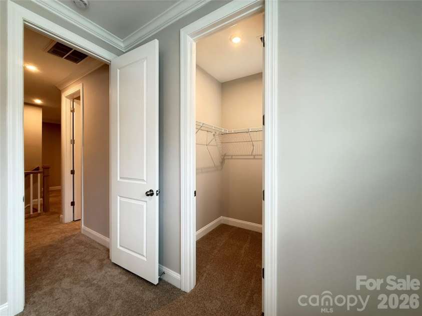 12046 Lavinia Lane, Charlotte, NC 28277.  MLS# CAR4280776, YatesRealty ID 27535. Closet in Secondary Bedroom