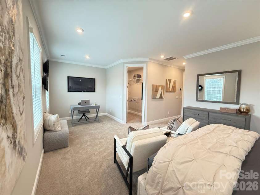 12046 Lavinia Lane, Charlotte, NC 28277.  MLS# CAR4280776, YatesRealty ID 27535. Primary Suite with View to Sitting Area