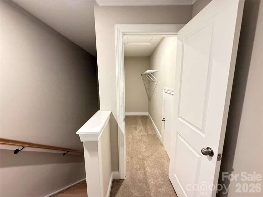 12046 Lavinia Lane, Charlotte, NC 28277.  MLS# CAR4280776, YatesRealty ID 27535. Third Floor Closet