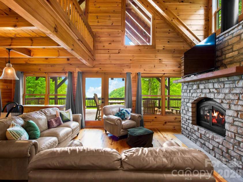 84 Sky Drive, Maggie Valley, NC 28751.  MLS# CAR4384480, YatesRealty ID 27535. 