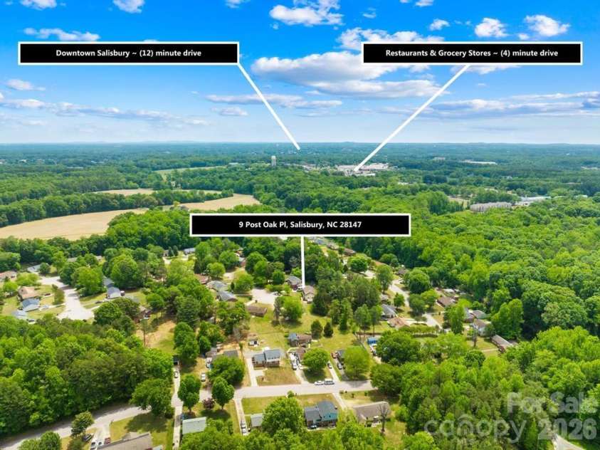 9 Post Oak Place, Salisbury, NC 28147.  MLS# CAR4379365, YatesRealty ID 27538. 