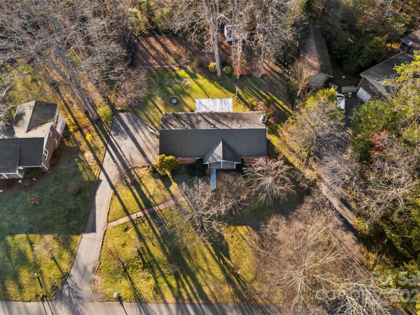 123 Castleton Lane, Hendersonville, NC 28791.  MLS# CAR4237756, YatesRealty ID 2754. Aerial of property