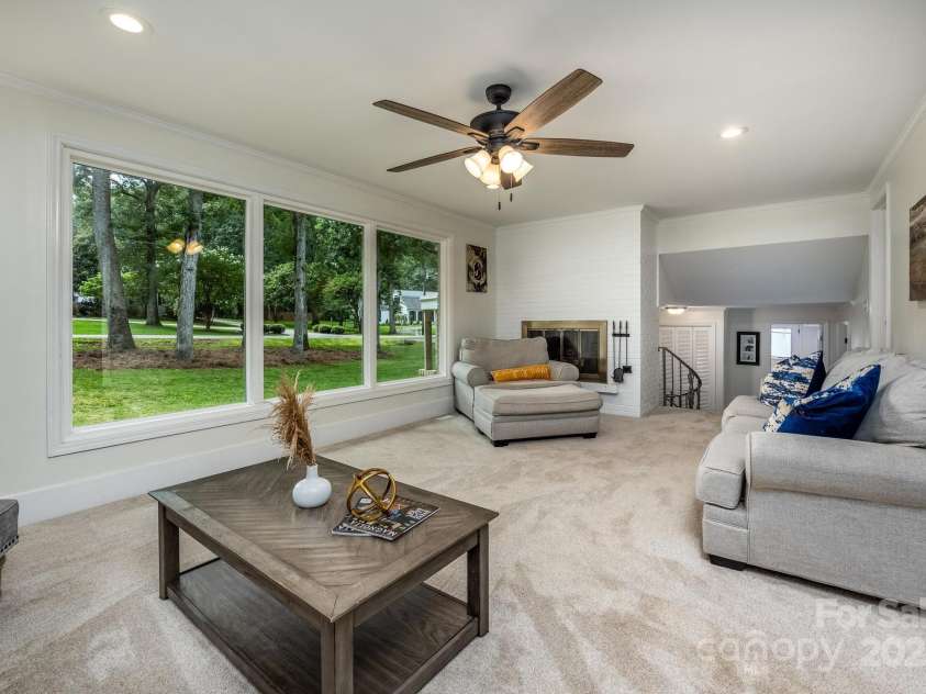 411 Saint Andrews Road, Statesville, NC 28625.  MLS# CAR4266848, YatesRealty ID 27540. Living room with lovely natural light