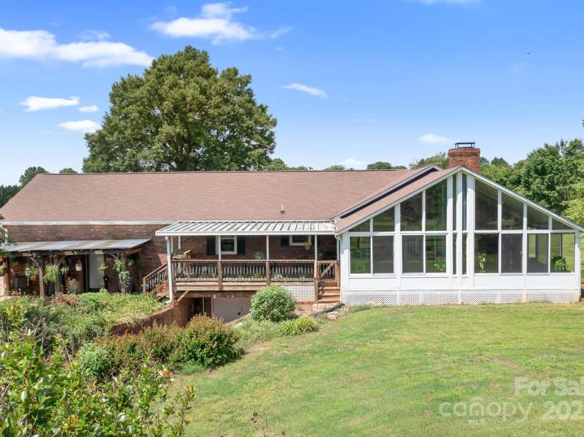 4026 Biggerstaff Road, Maiden, NC 28650.  MLS# CAR4266952, YatesRealty ID 27545. Back of home