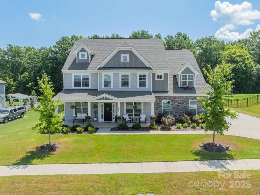 849 Yucatan Drive, Waxhaw, NC 28173.  MLS# CAR4281453, YatesRealty ID 27553. Front Exterior