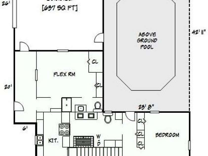 1416 23rd Avenue, Hickory, NC 28601.  MLS# CAR4283128, YatesRealty ID 27558. 