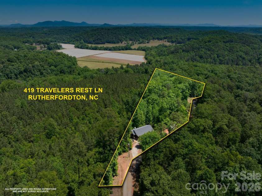419 Travelers Rest Lane, Rutherfordton, NC 28139.  MLS# CAR4383764, YatesRealty ID 27559. 