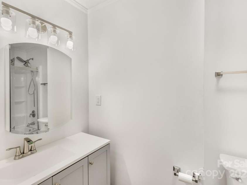 12003 Old Beatty Ford Road, Rockwell, NC 28138.  MLS# CAR4276621, YatesRealty ID 27562. Bathroom on upper level