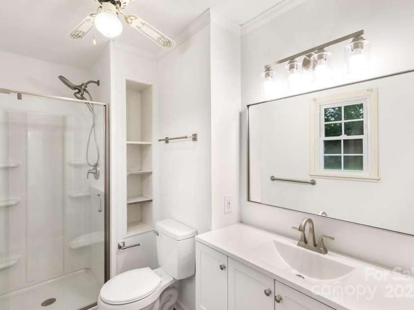 12003 Old Beatty Ford Road, Rockwell, NC 28138.  MLS# CAR4276621, YatesRealty ID 27562. Master bathroom