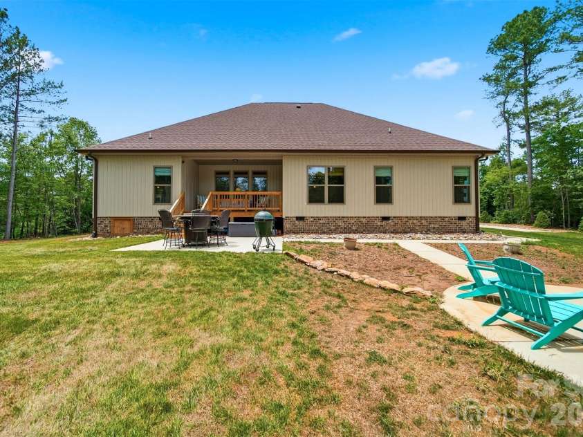 111 Lakefront Drive, Connelly Springs, NC 28612.  MLS# CAR4382990, YatesRealty ID 27563. Backyard