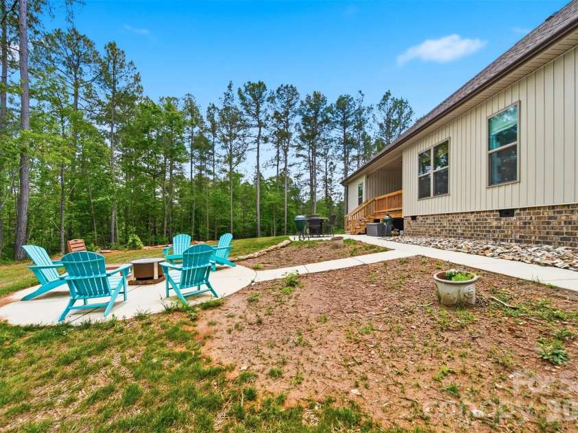 111 Lakefront Drive, Connelly Springs, NC 28612.  MLS# CAR4382990, YatesRealty ID 27563. Backyard 