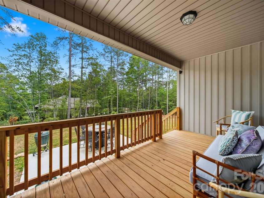 111 Lakefront Drive, Connelly Springs, NC 28612.  MLS# CAR4382990, YatesRealty ID 27563. Coverd Deck 