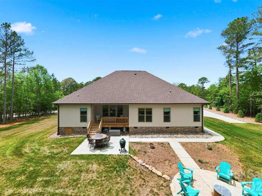 111 Lakefront Drive, Connelly Springs, NC 28612.  MLS# CAR4382990, YatesRealty ID 27563. View of backyard 