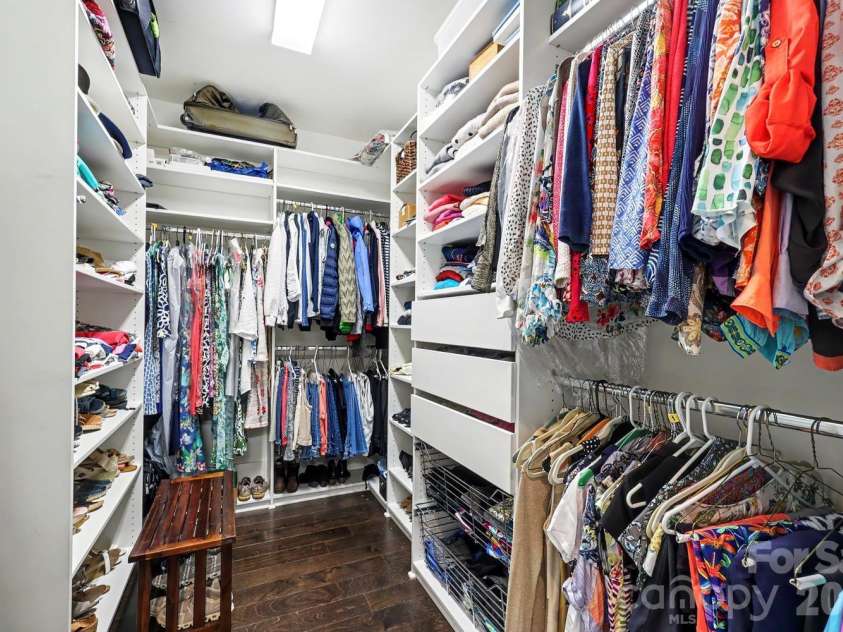 1100 Metropolitan Avenue, Charlotte, NC 28204.  MLS# CAR4378090, YatesRealty ID 27565. One of two closets with custom built ins