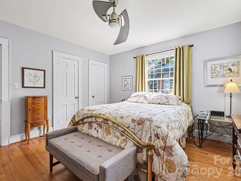 720 Sumter Street, Shelby, NC 28150.  MLS# CAR4367806, YatesRealty ID 27575. The second bedroom has 2 closets!
