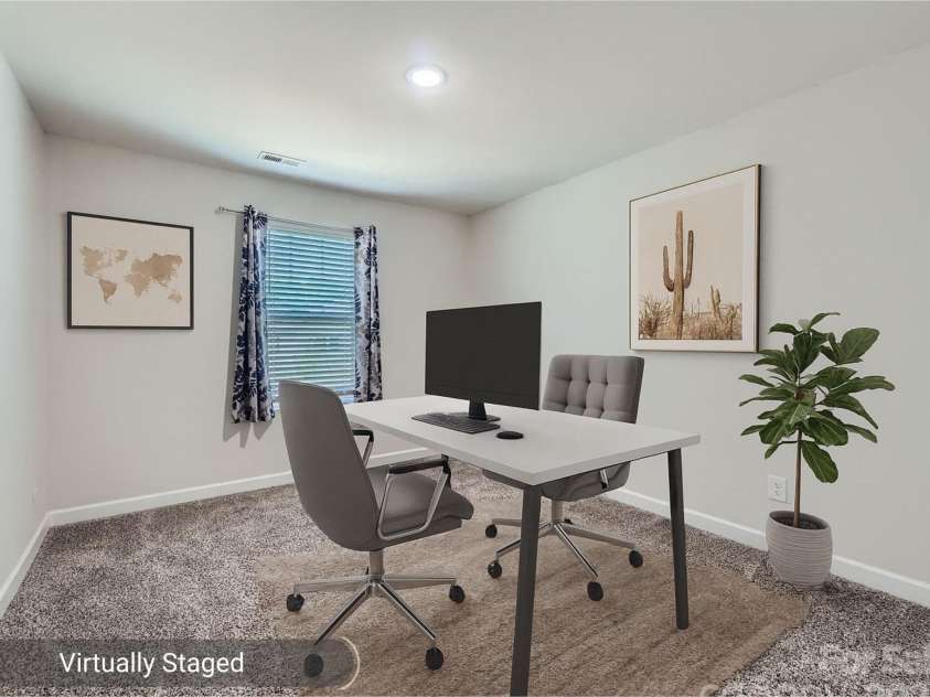 1041 Red Apple Street, Monroe, NC 28110.  MLS# CAR4283878, YatesRealty ID 27576. Bedroom 3 - Virtually Staged