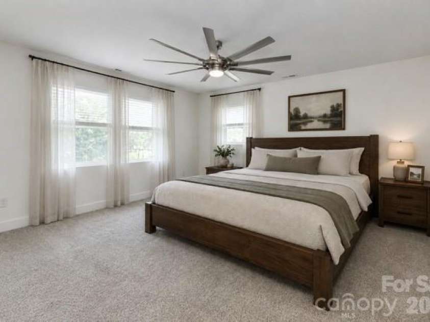 2369 Glenwood Street, Kannapolis, NC 28083.  MLS# CAR4384660, YatesRealty ID 27579. Primary Bedroom - virtually staged