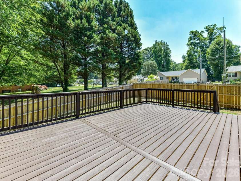 2369 Glenwood Street, Kannapolis, NC 28083.  MLS# CAR4384660, YatesRealty ID 27579. Side Deck
