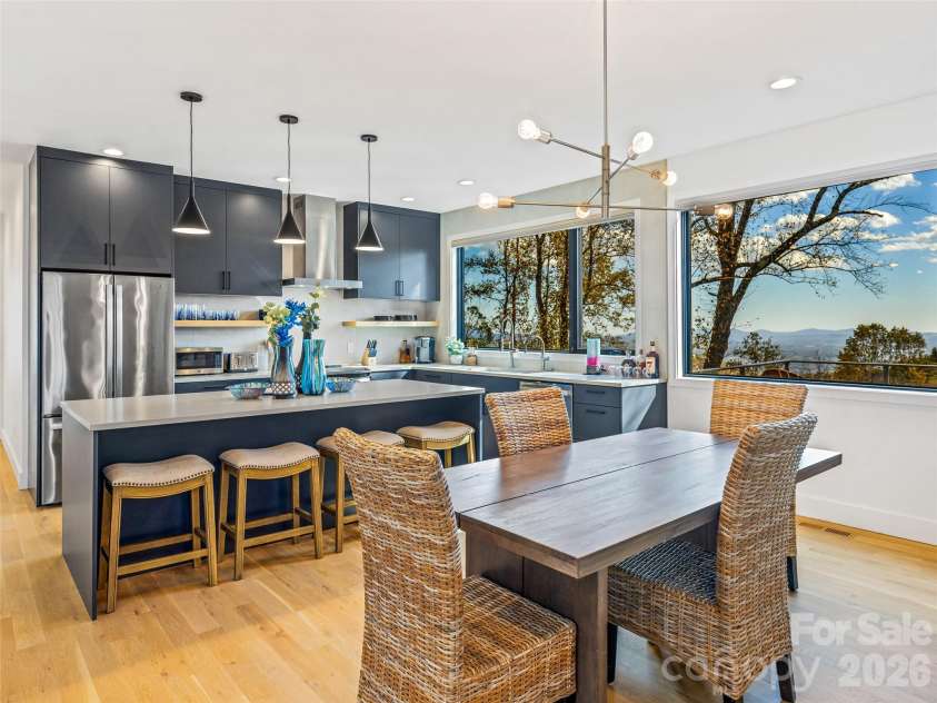 15 Laurel Ledge Way, Fletcher, NC 28732.  MLS# CAR4316029, YatesRealty ID 2758. A masterful balance of modern living and mountain views!