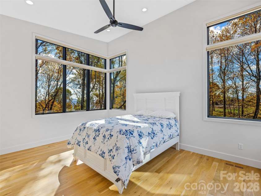 15 Laurel Ledge Way, Fletcher, NC 28732.  MLS# CAR4316029, YatesRealty ID 2758. Spare room one has amazing views to the north, west and south!