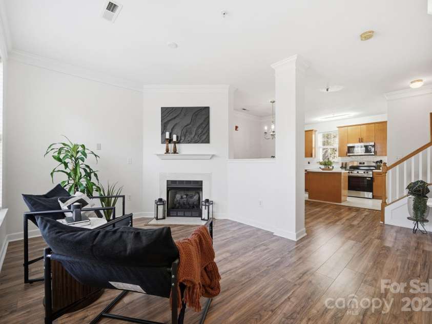 7119 Founders Club Court, Charlotte, NC 28269.  MLS# CAR4317437, YatesRealty ID 2759. Main living area