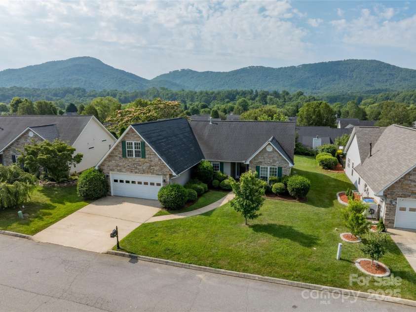 34 Dove Hollow Road, Fletcher, NC 28732.  MLS# CAR4279098, YatesRealty ID 27596. Beautiful mountain views