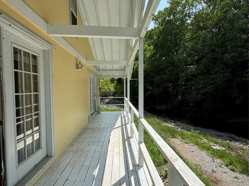 232 Cole Hollow Road, Newland, NC 28657.  MLS# CAR4266682, YatesRealty ID 27609. Back Porch