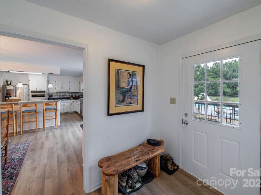 7411 Davis Road, Waxhaw, NC 28173.  MLS# CAR4278062, YatesRealty ID 27614. BACK DOOR ENTRANCE