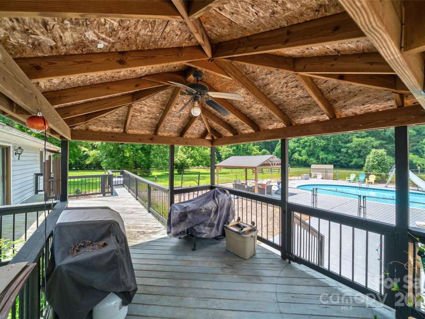 7411 Davis Road, Waxhaw, NC 28173.  MLS# CAR4278062, YatesRealty ID 27614. REAR DECK