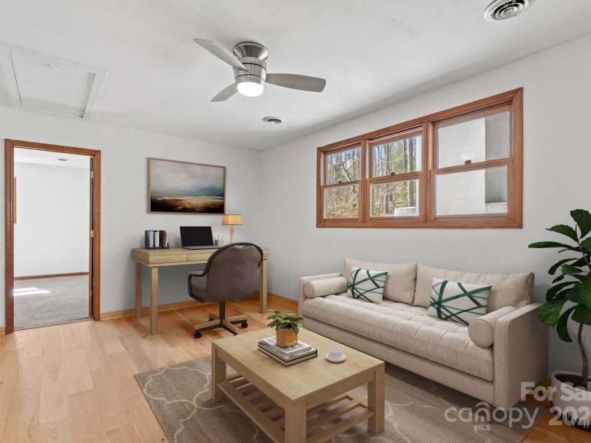 207 Cedarview Drive, Asheville, NC 28803.  MLS# CAR4228005, YatesRealty ID 27625. Digitally Staged